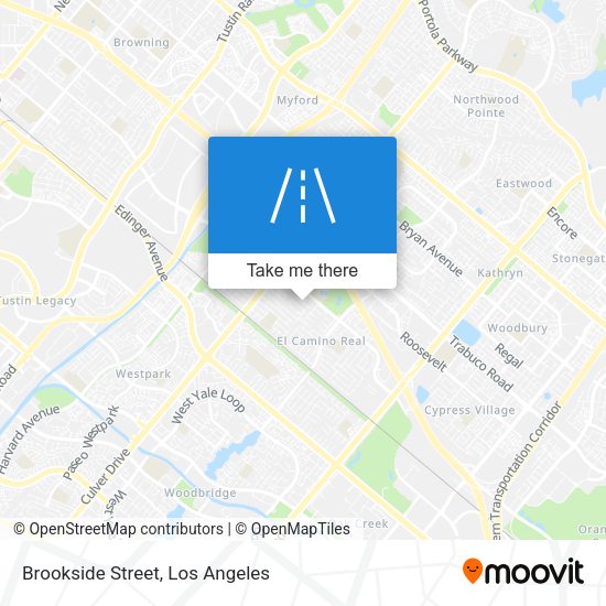 Brookside Street map