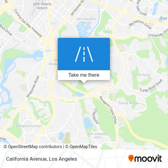 California Avenue map