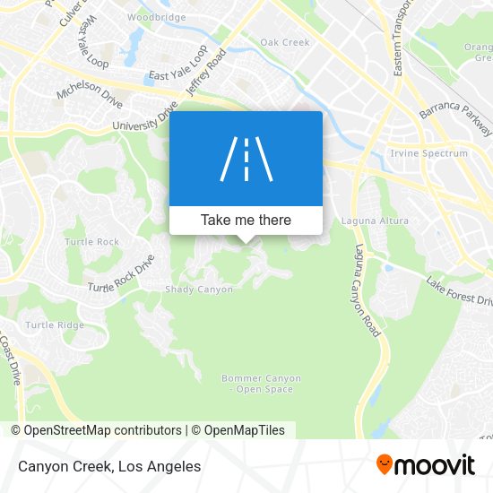Mapa de Canyon Creek