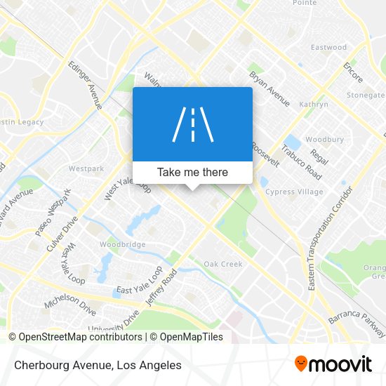 Cherbourg Avenue map