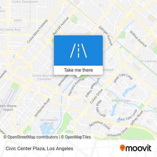 Civic Center Plaza map