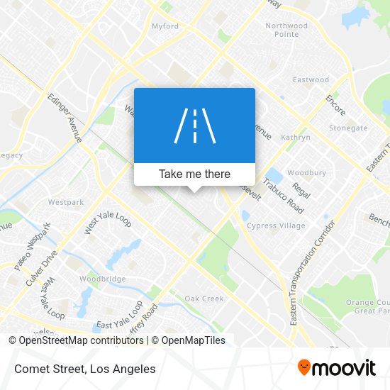 Comet Street map