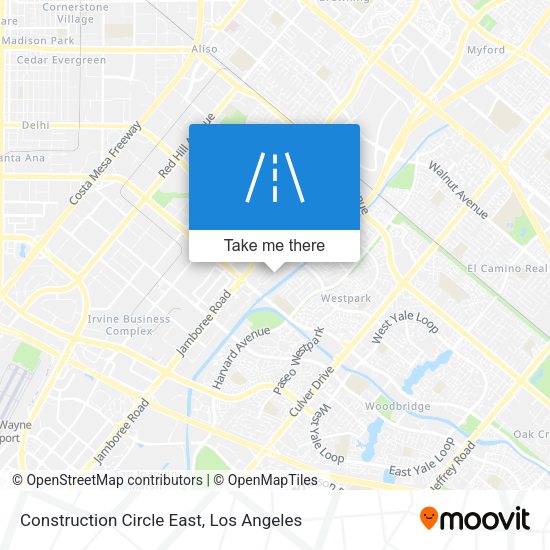 Construction Circle East map