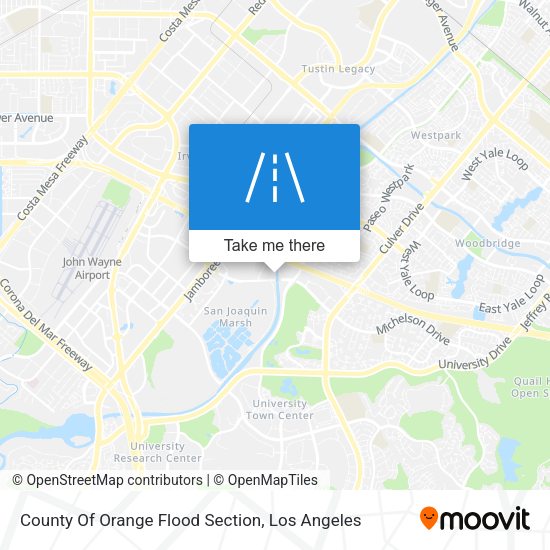 Mapa de County Of Orange Flood Section