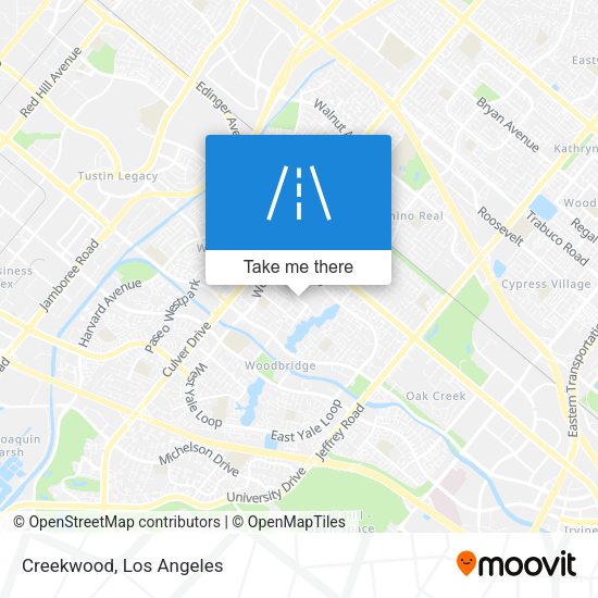 Mapa de Creekwood
