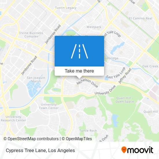 Cypress Tree Lane map