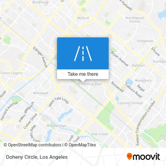Mapa de Doheny Circle
