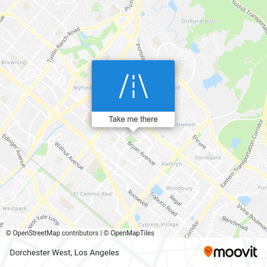 Mapa de Dorchester West