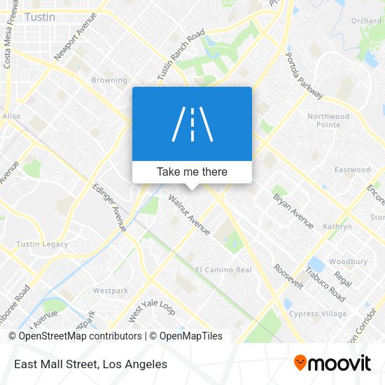 Mapa de East Mall Street