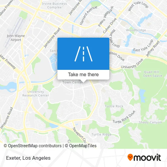 Exeter map