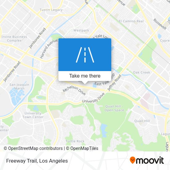 Mapa de Freeway Trail