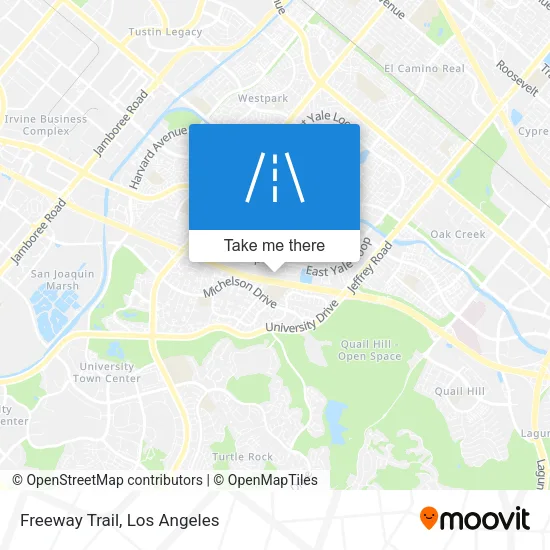 Freeway Trail map