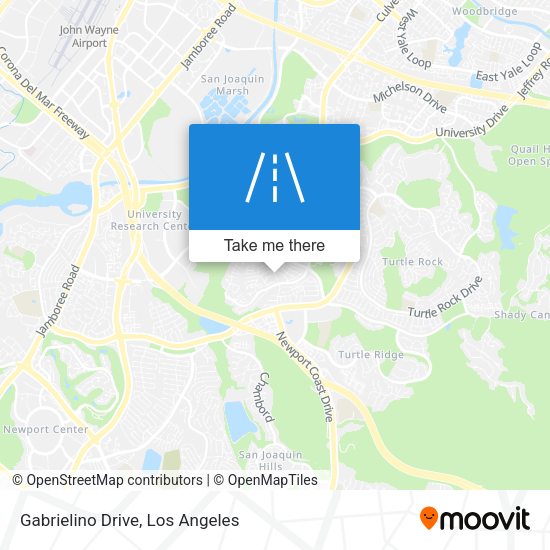 Gabrielino Drive map