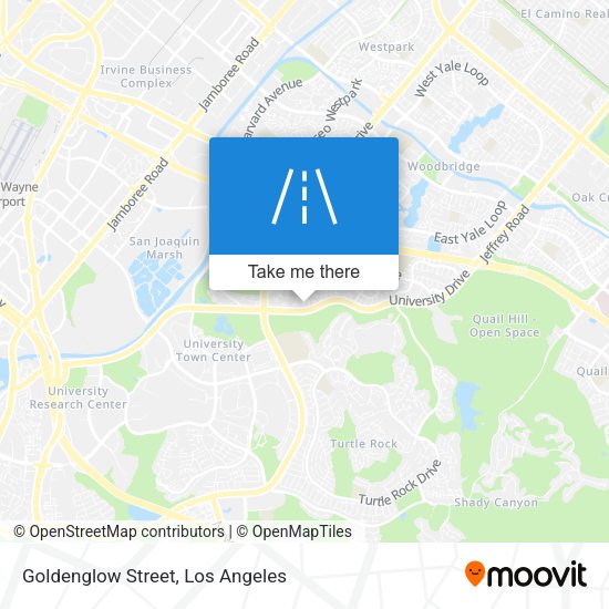Mapa de Goldenglow Street