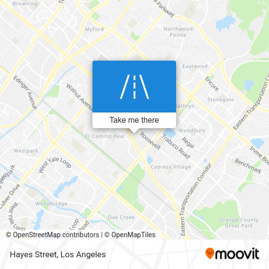 Hayes Street map