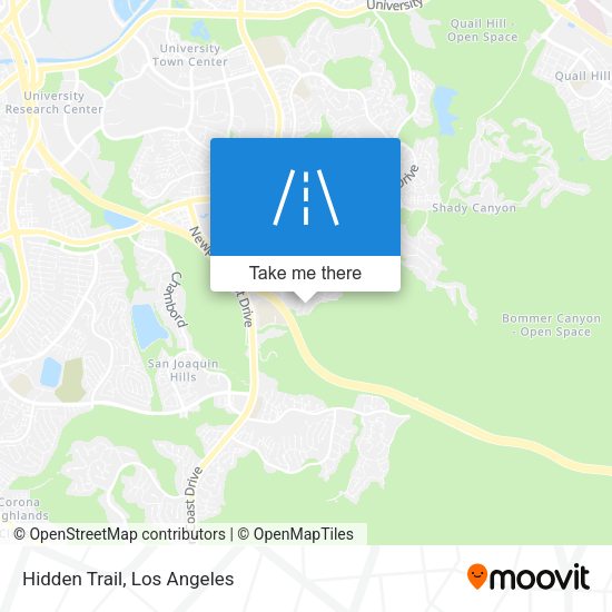 Mapa de Hidden Trail