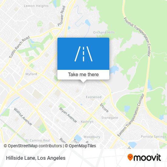 Mapa de Hillside Lane