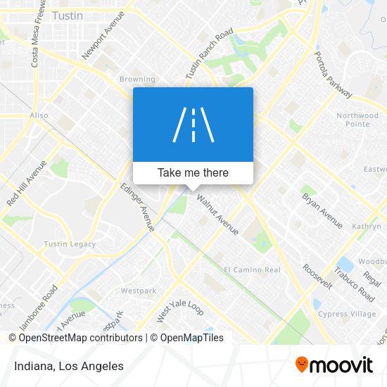 Mapa de Indiana