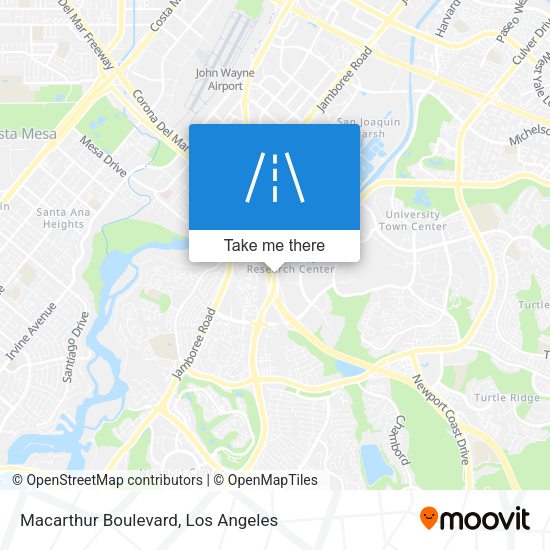 Mapa de Macarthur Boulevard