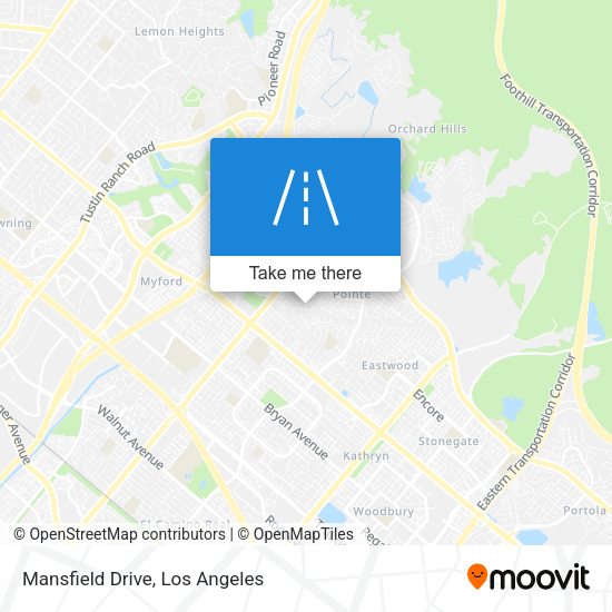 Mapa de Mansfield Drive