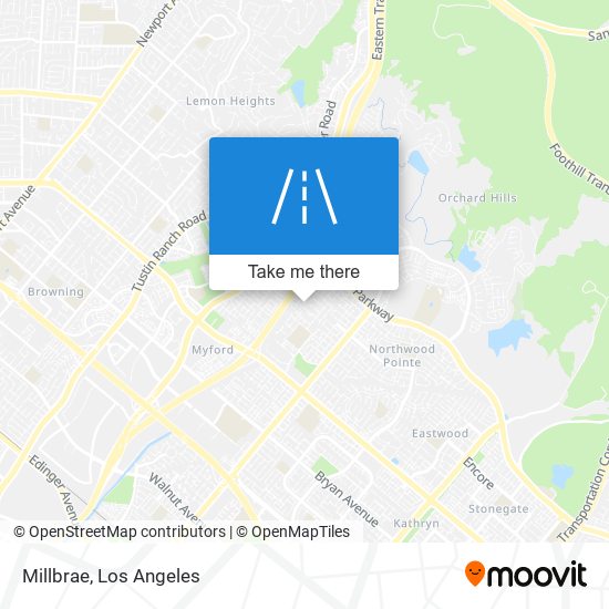 Millbrae map