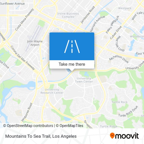 Mountains To Sea Trail map