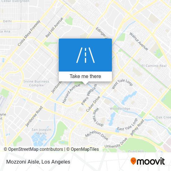 Mozzoni Aisle map