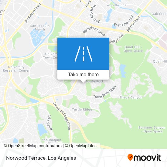 Norwood Terrace map
