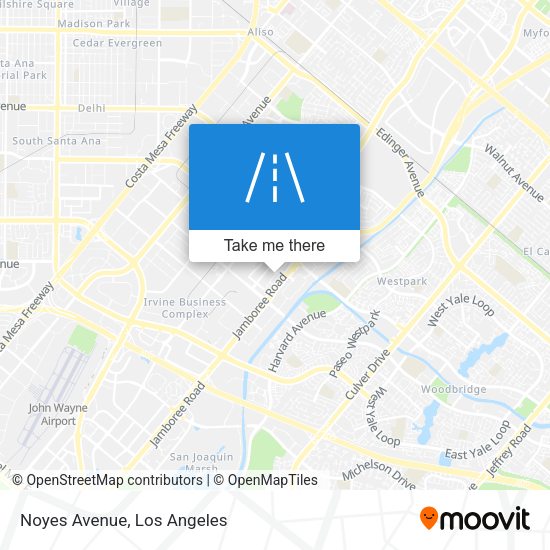 Mapa de Noyes Avenue