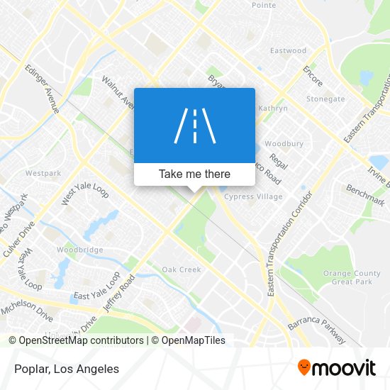Mapa de Poplar