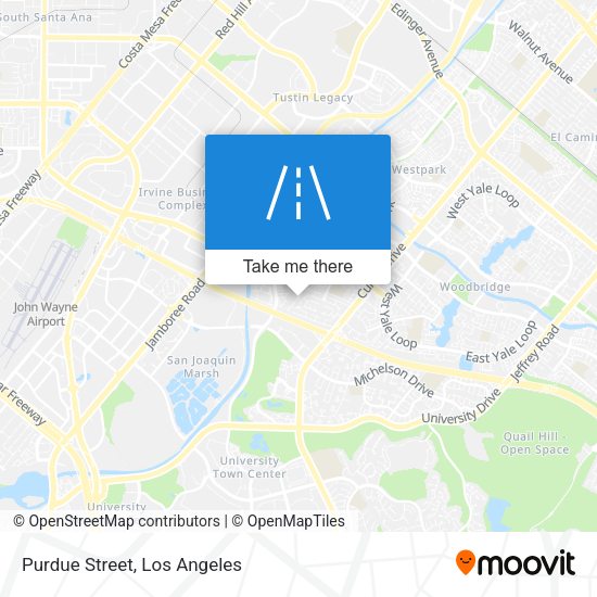 Mapa de Purdue Street