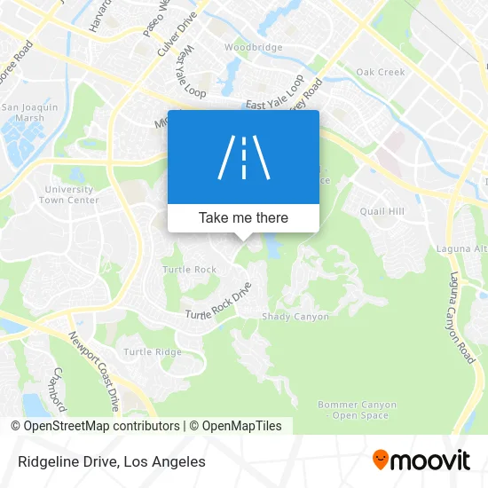 Ridgeline Drive map