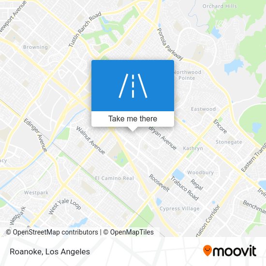 Mapa de Roanoke