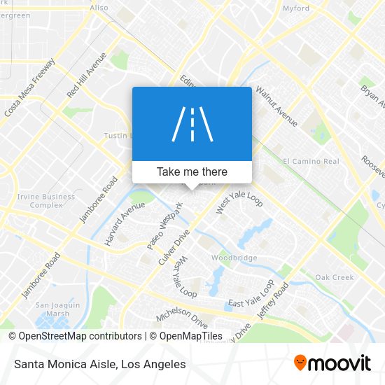 Mapa de Santa Monica Aisle