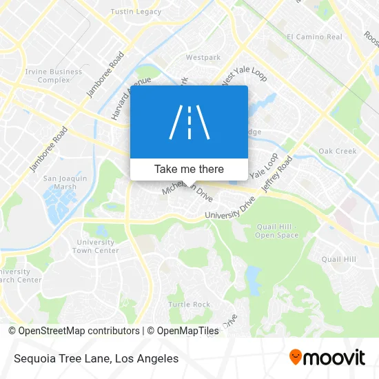 Sequoia Tree Lane map