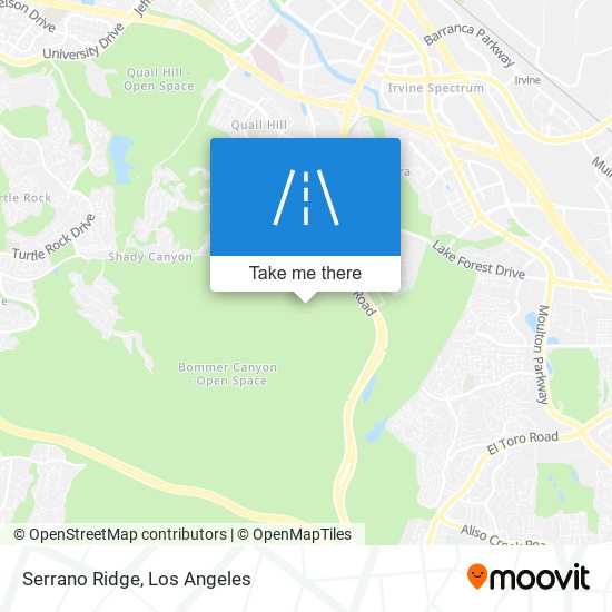 Mapa de Serrano Ridge