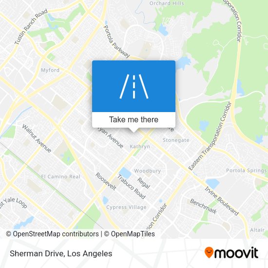Mapa de Sherman Drive