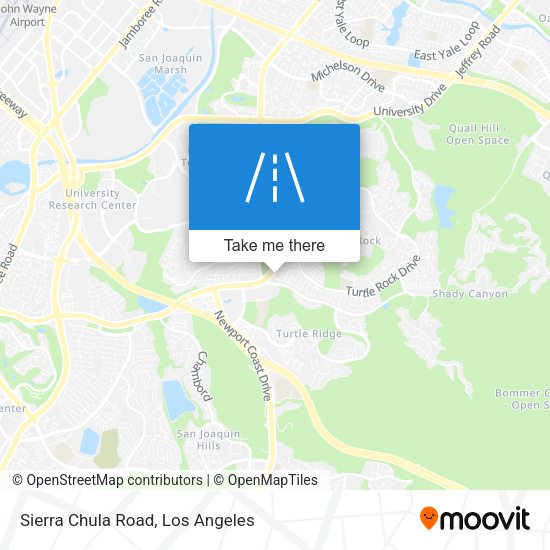Sierra Chula Road map
