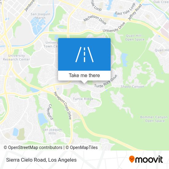 Sierra Cielo Road map