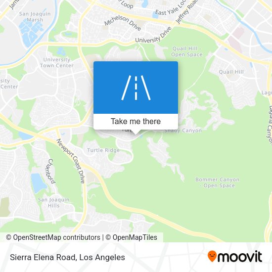Sierra Elena Road map