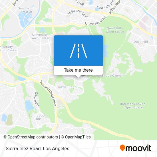 Sierra Inez Road map