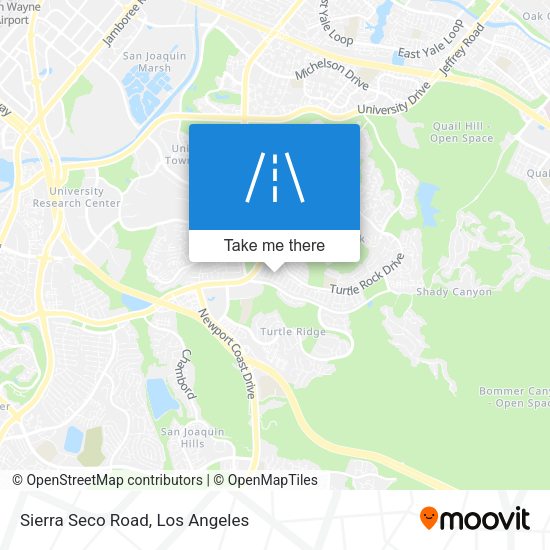 Sierra Seco Road map