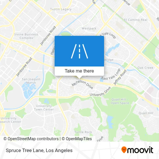 Spruce Tree Lane map
