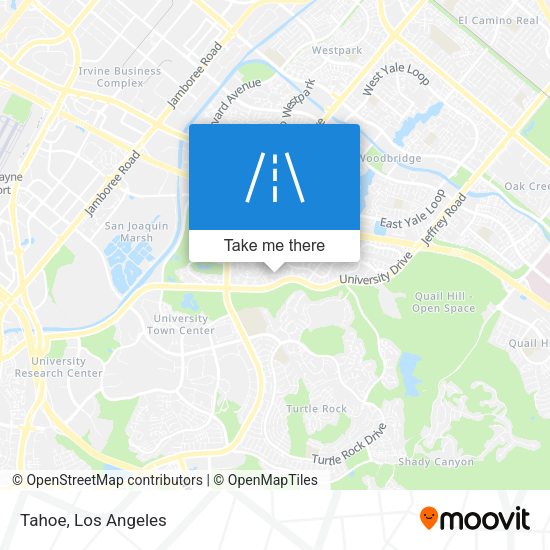 Mapa de Tahoe
