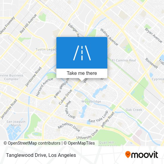 Mapa de Tanglewood Drive
