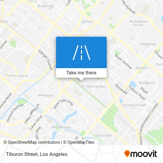 Mapa de Tiburon Street