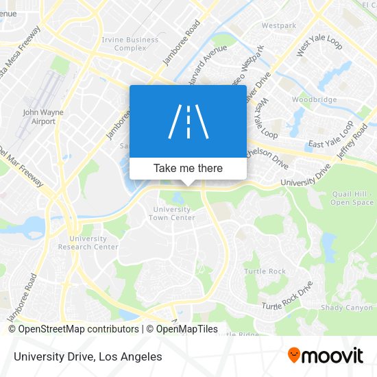 University Drive map
