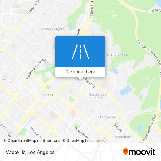 Mapa de Vacaville