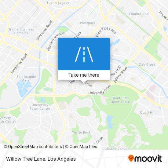 Willow Tree Lane map