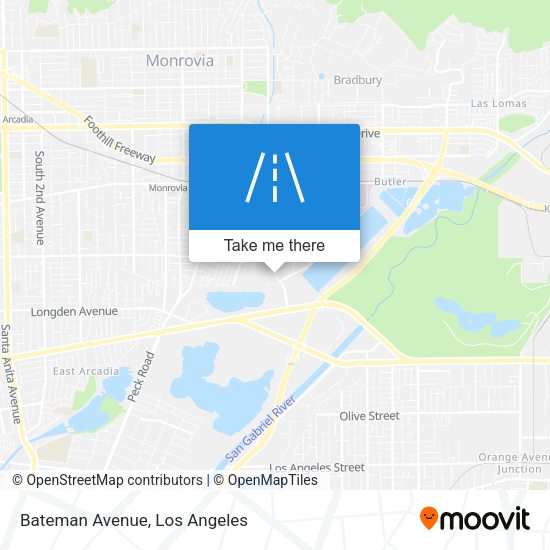 Mapa de Bateman Avenue